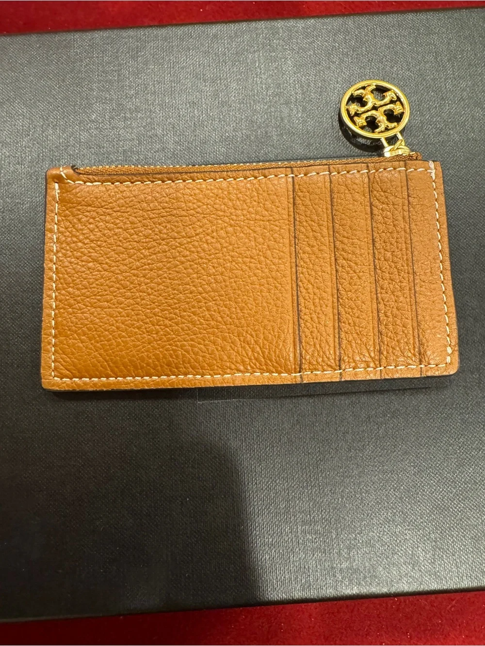 Tory Burch	Miller Top-Zip Card Case